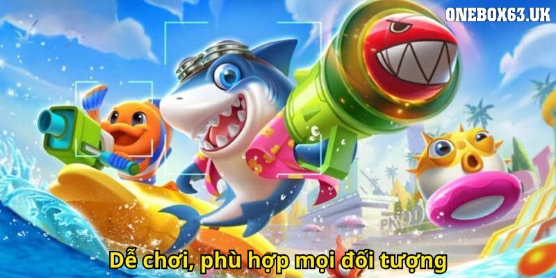 Bắn Cá Onebox63: Trải Nghiệm Giải Trí Đổi Thưởng Hấp Dẫn 3 Dễ chơi, phù hợp mọi đối tượng